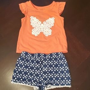 Toddler Girls Shorts Set Size 24M